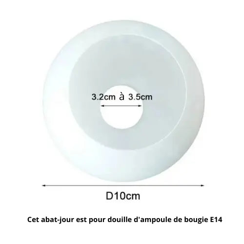 Abat-jour en Verre Blanc Lampa-dia