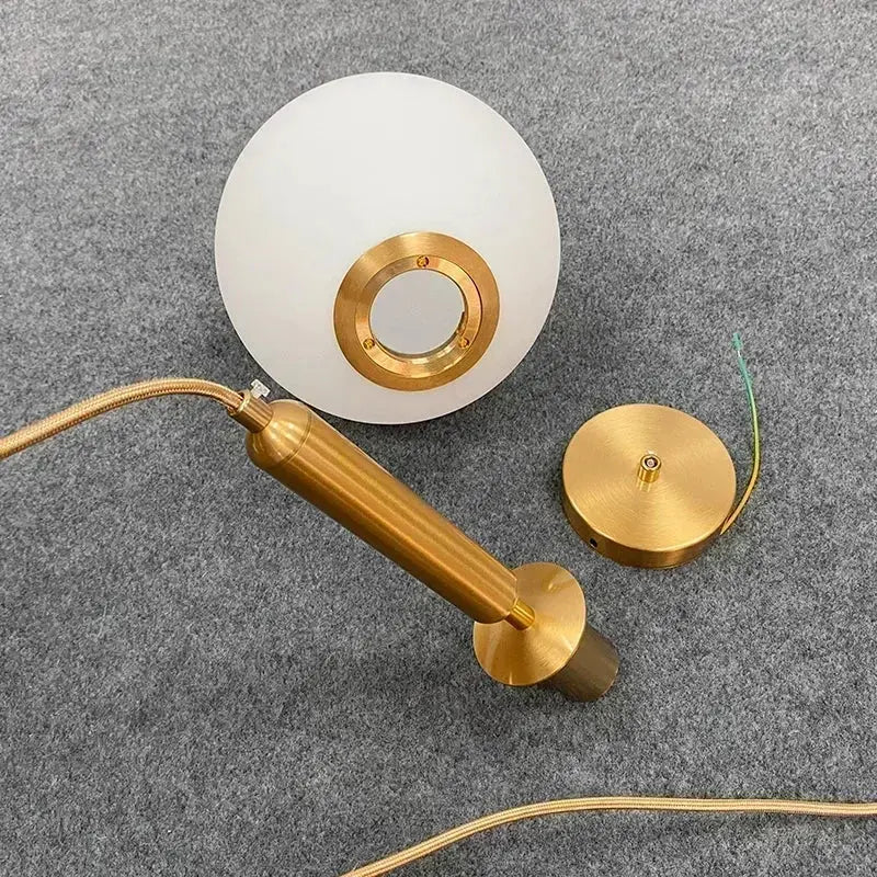 Lampe de Chevet "Perle de Lumière" - Élégance et pureté nordique Lampa-dia