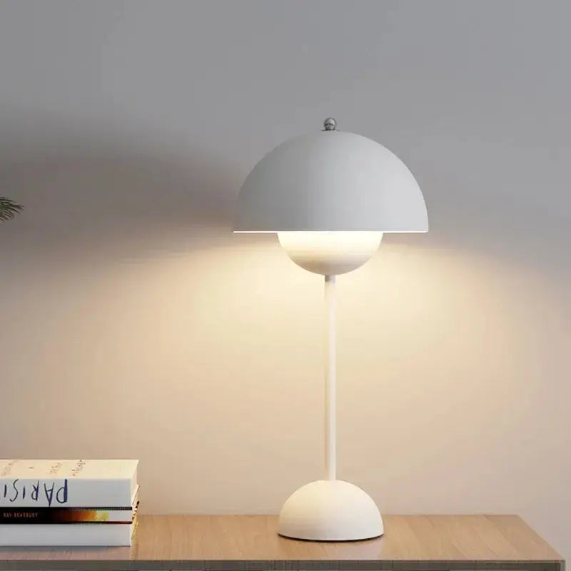 Lampe de chevet Champignon LED - Tactile, 3 Intensités, Rechargeable USB, Design Moderne, Multi-Couleurs Lampadia
