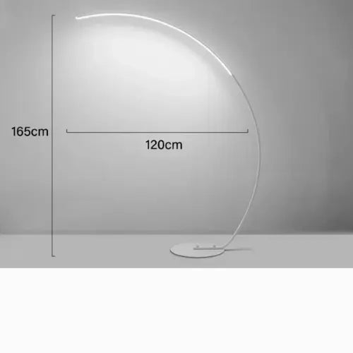 Lampe de chevet - Lampadaire Arc LED Moderne - Intensité Variable, Aluminium, 31-40W, 90-260V Lampadia