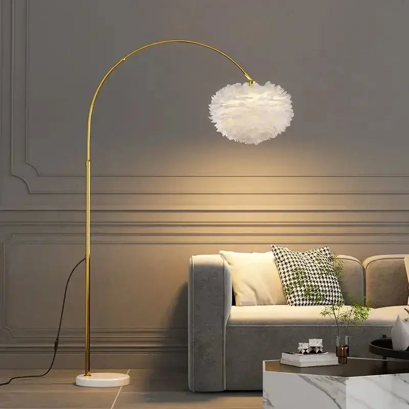 Lampe de chevet - Lampadaire Arc Moderne - E27, LED, Intensité Variable, 11-15W, 90-260V, Multi-Couleurs Lampadia