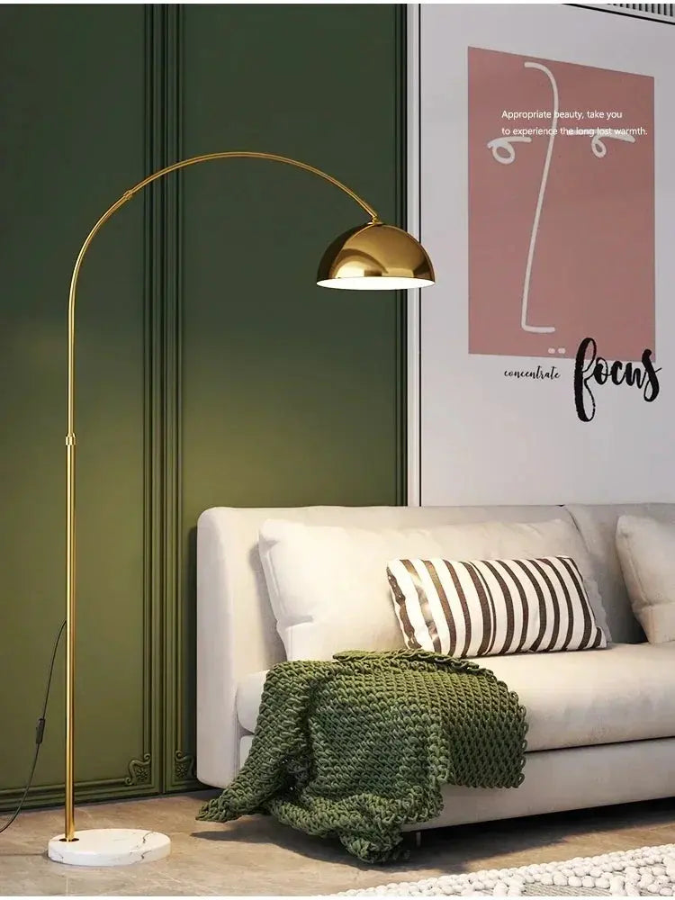 Lampe de chevet - Lampadaire Arc Moderne - Métal, E27, 11-15W, 220V, Multi-Couleurs Lampadia