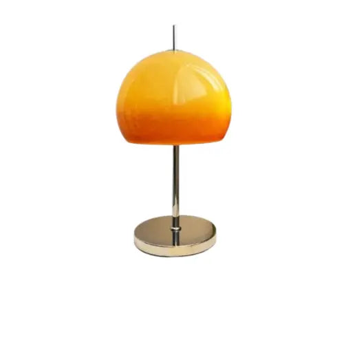 Lampe de chevet - Lampadaire Champignon en Verre Dégradé (Style Bauhaus, Orange) Lampadia