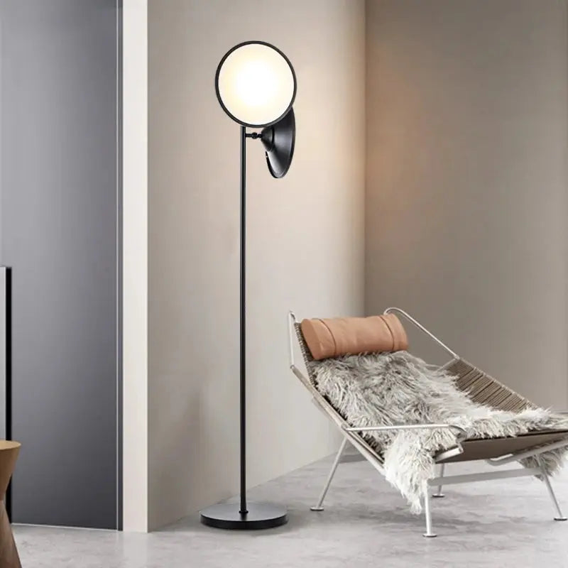 Lampe de chevet - Lampadaire Rétro Américain - 41-50W, E27, LED, 111-240V, Noir Lampadia