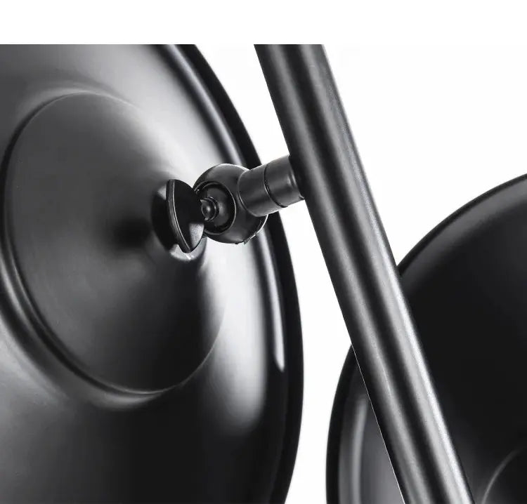 Lampe de chevet - Lampadaire Rétro Américain - 41-50W, E27, LED, 111-240V, Noir Lampadia