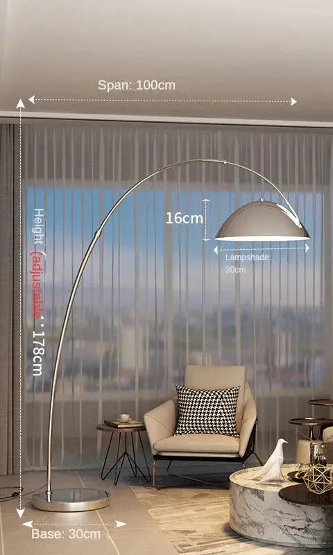 Lampe de chevet - Lampadaire arc nordique - Style moderne Lampadia