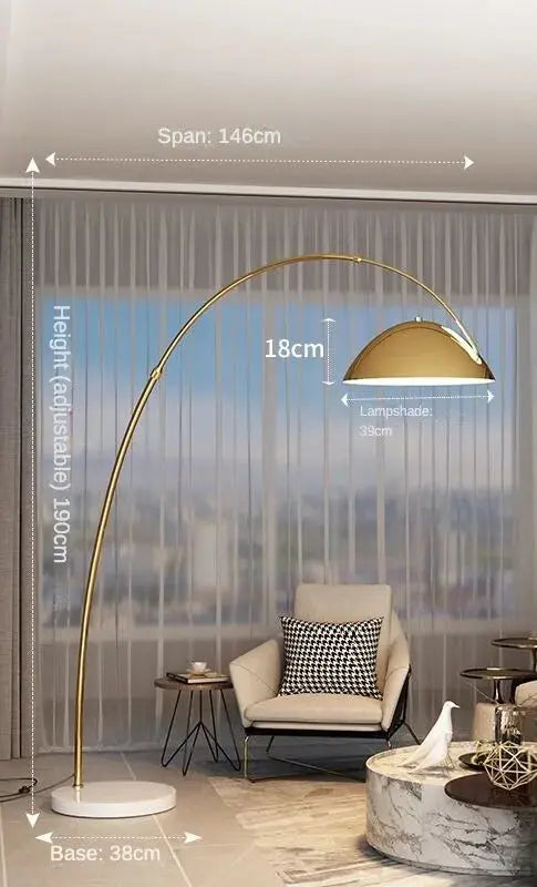 Lampe de chevet - Lampadaire arc nordique - Style moderne Lampadia