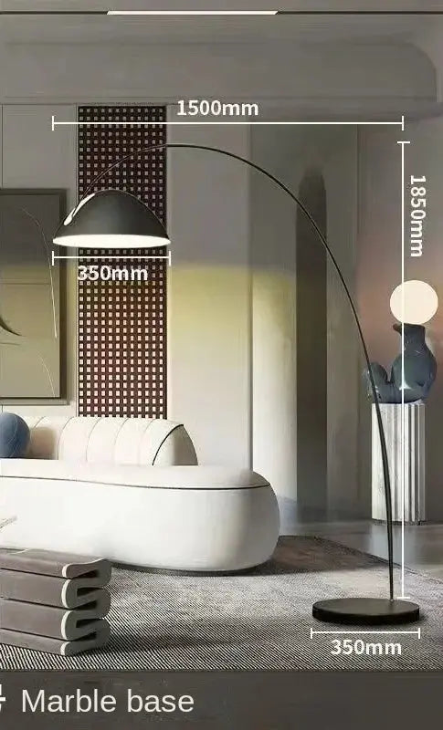 Lampe de chevet - Lampadaire arc nordique - Style moderne Lampadia