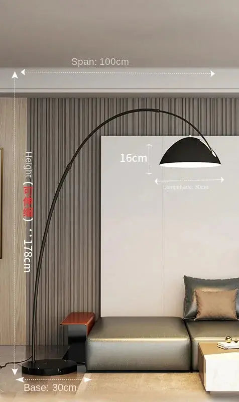 Lampe de chevet - Lampadaire arc nordique - Style moderne Lampadia