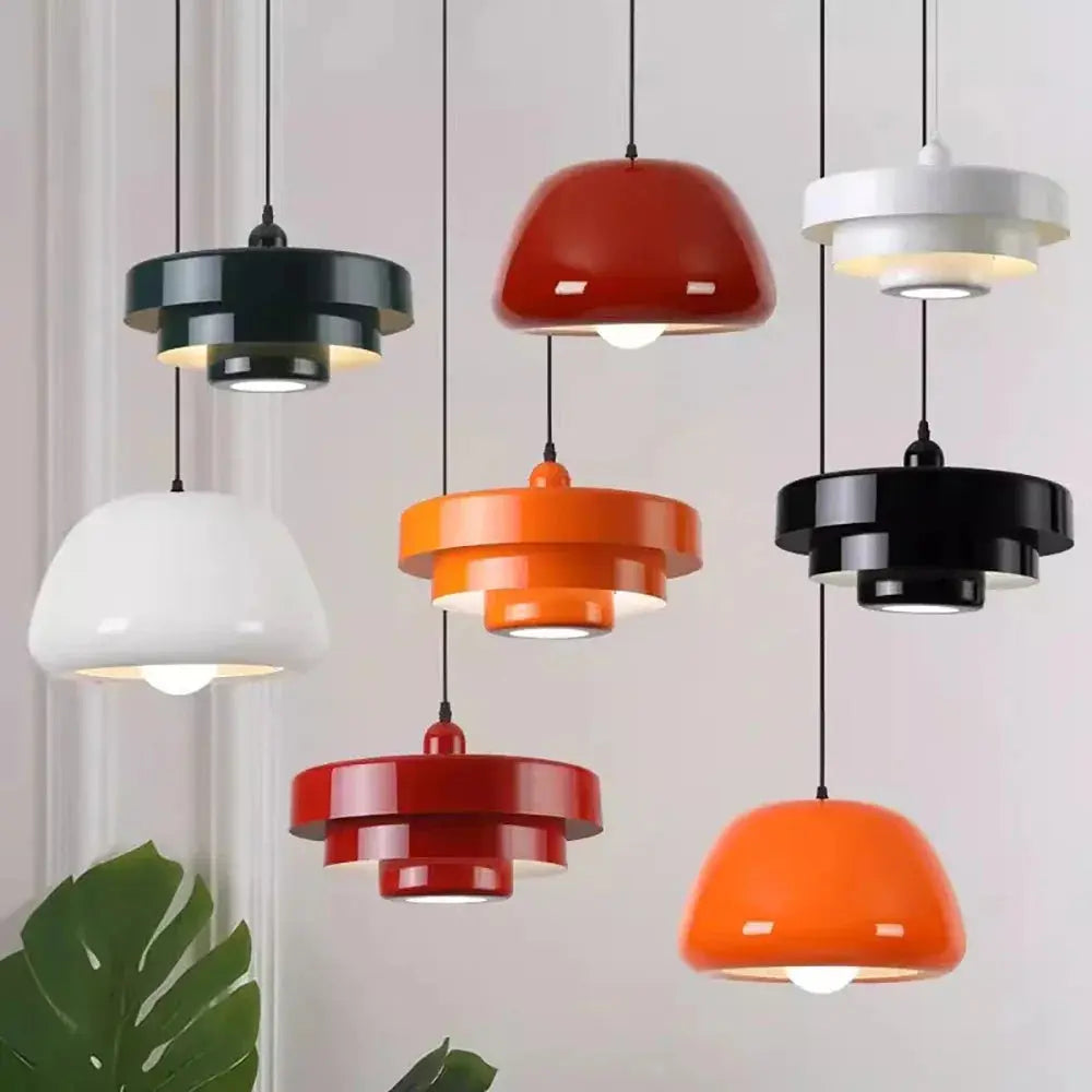 Lampe de chevet - Lustre Suspension LED (Design Danois, Style Nordique, E27, Multi-Couleurs) Lampadia