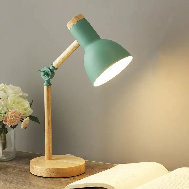 Lampe de chevet - Nordique (Design Créatif, Bois et Métal, E27) Lampadia