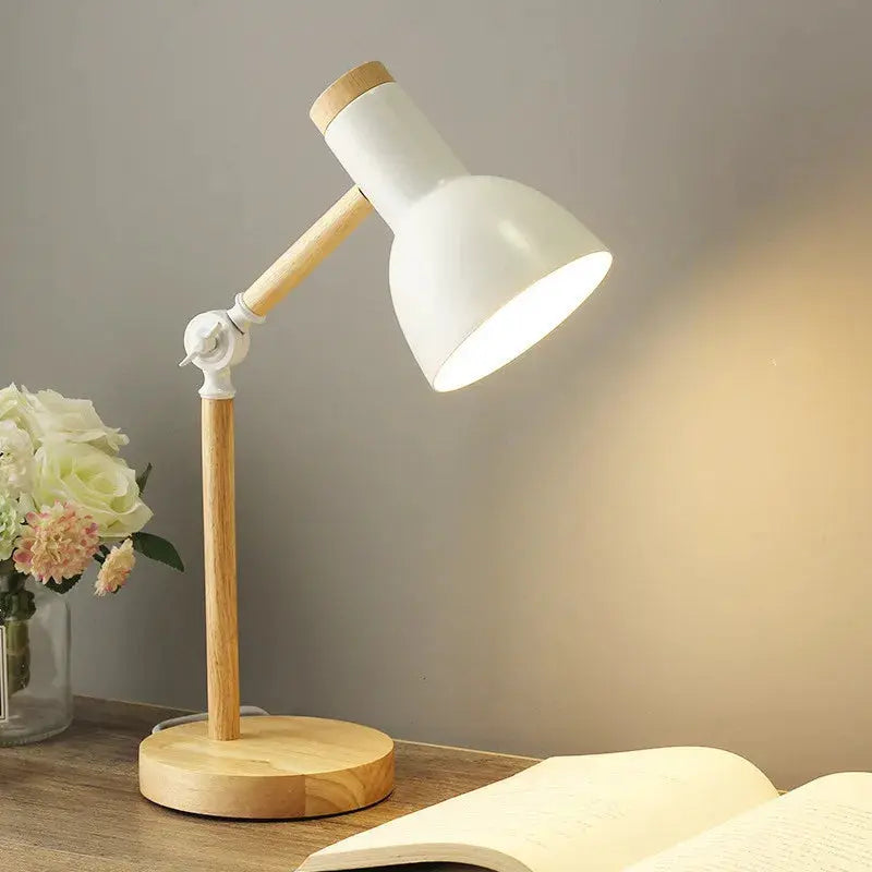 Lampe de chevet - Nordique (Design Créatif, Bois et Métal, E27) Lampadia