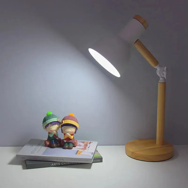 Lampe de chevet - Nordique (Design Créatif, Bois et Métal, E27) Lampadia