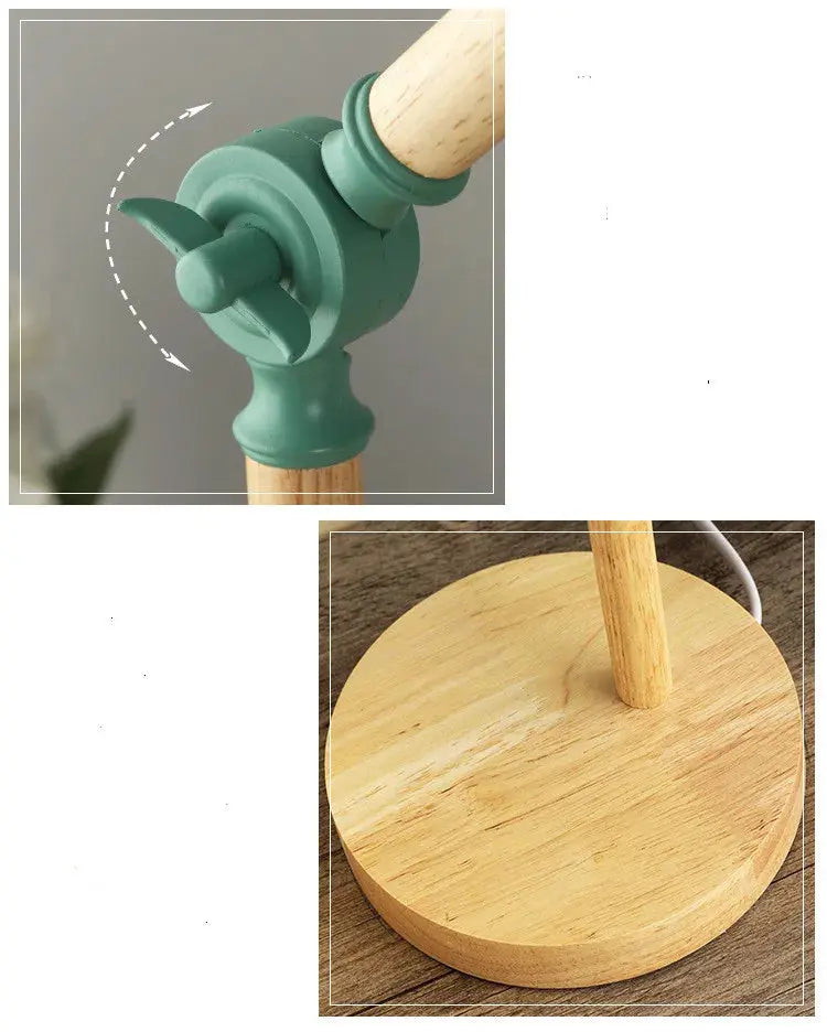 Lampe de chevet - Nordique (Design Créatif, Bois et Métal, E27) Lampadia