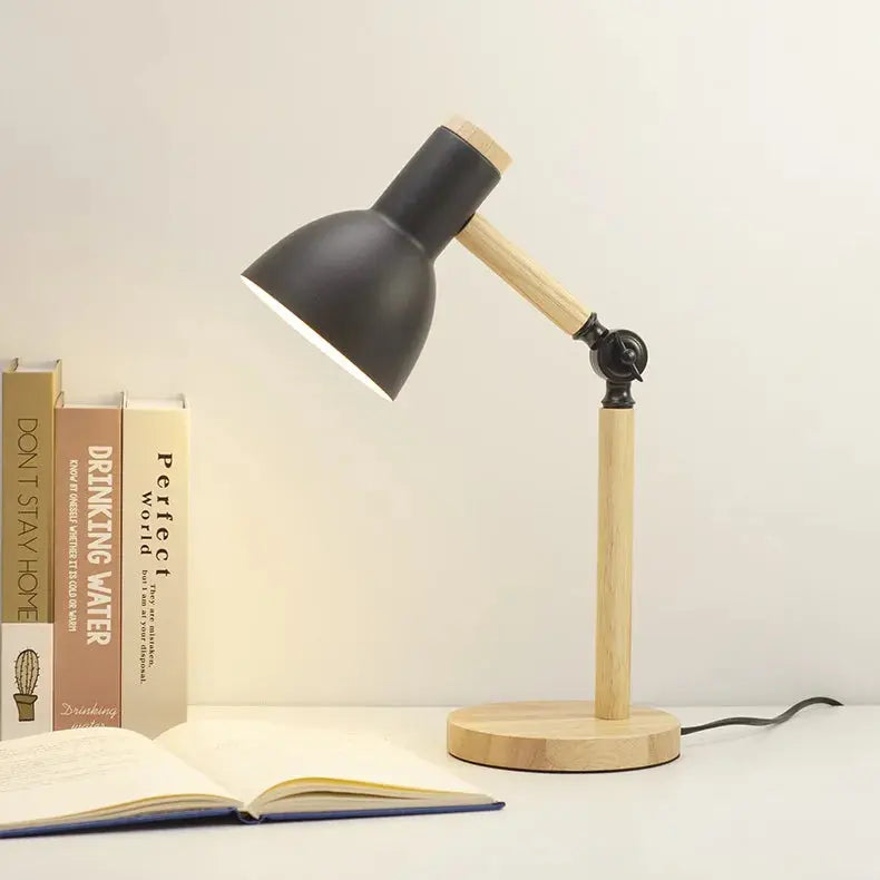 Lampe de chevet - Nordique (Design Créatif, Bois et Métal, E27) Lampadia