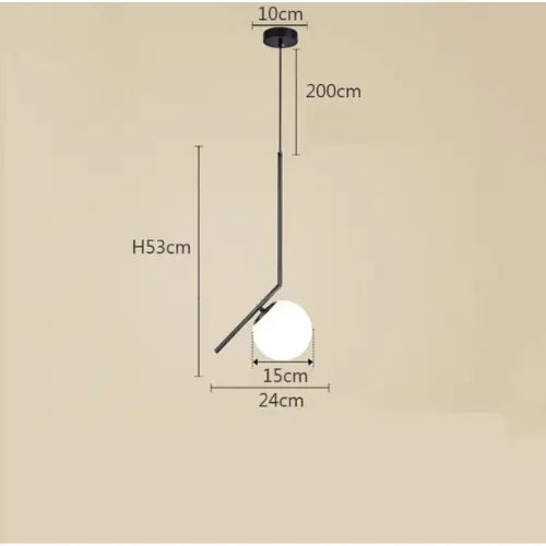 Lampe de chevet - Suspension LED Moderne - Design Géométrique, E27) Lampadia
