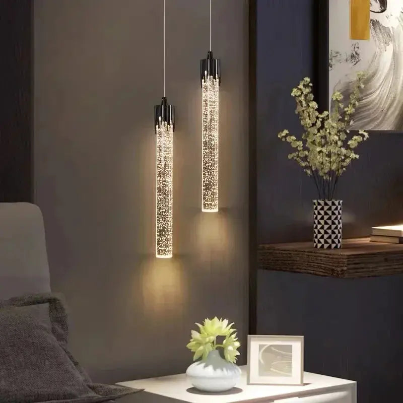 Lampe de chevet - Suspension en Cristal - Design Moderne Lampa-dia