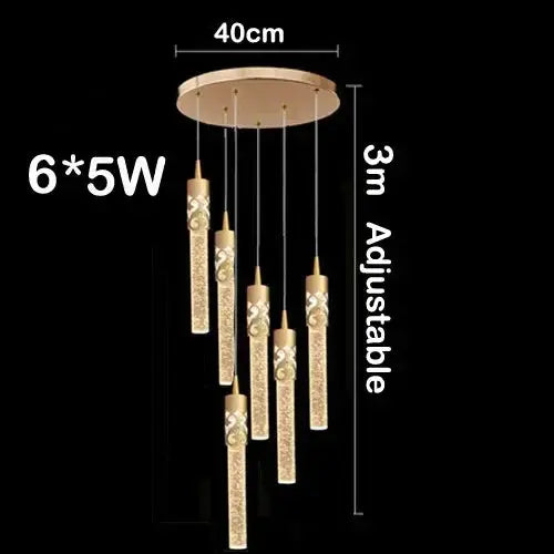 Lampe de chevet - Suspension en Cristal - Design Moderne Lampa-dia