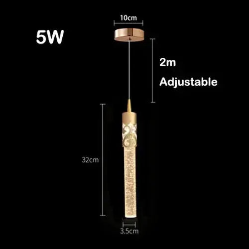 Lampe de chevet - Suspension en Cristal - Design Moderne Lampa-dia