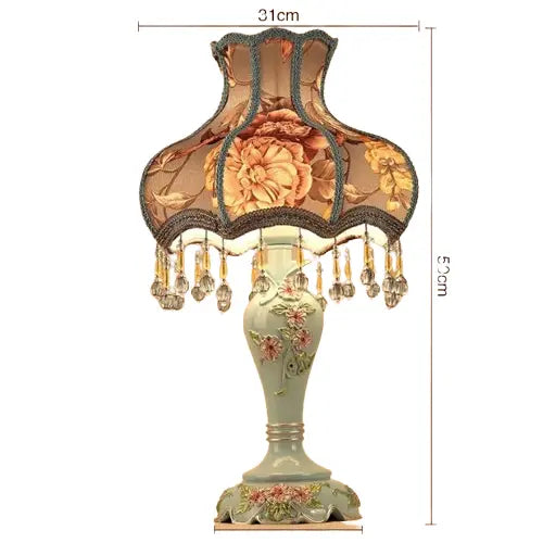 Lampe de chevet - Tiffany à intensité variable - Style Art Déco Lampadia