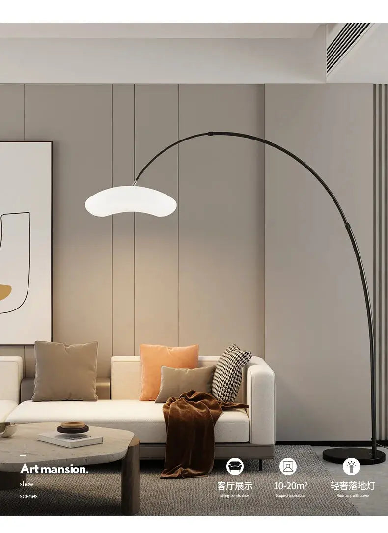 Postmodern Minimalist Creative Angling Floor Lamps Designer Yunduo Living Room Sofa Side Study Atmosphere Marble Lighting Modern Lampadia