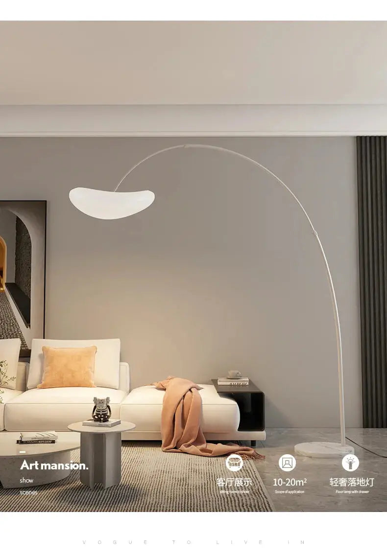 Postmodern Minimalist Creative Angling Floor Lamps Designer Yunduo Living Room Sofa Side Study Atmosphere Marble Lighting Modern Lampadia