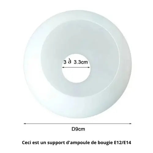 Abat-jour en Verre Blanc Lampa-dia