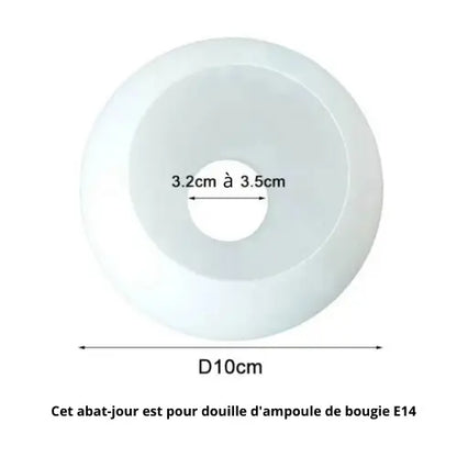 Abat-jour en Verre Blanc Lampa-dia