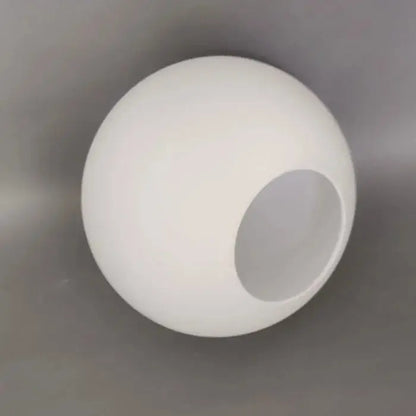 Accessoire - Abat-jour en Verre Blanc Laitonné Sphérique Lampa-dia