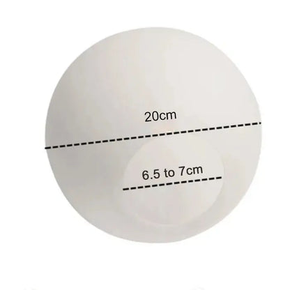 Accessoire - Abat-jour en Verre Blanc Laitonné Sphérique Lampa-dia
