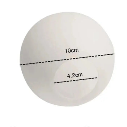 Accessoire - Abat-jour en Verre Blanc Laitonné Sphérique Lampa-dia