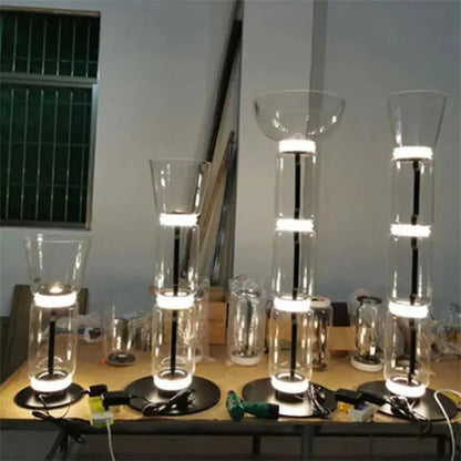 Lampadaire en Verre Lourd - Réplique de Lampe Design Italien Lampa-dia