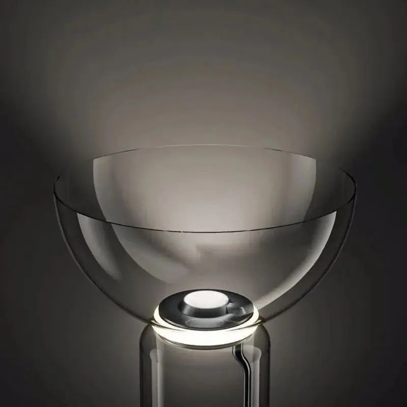 Lampadaire en Verre Lourd - Réplique de Lampe Design Italien Lampa-dia