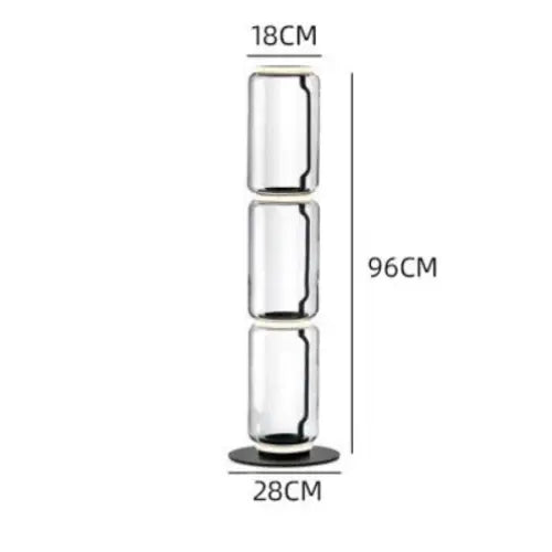 Lampadaire en Verre Lourd - Réplique de Lampe Design Italien Lampa-dia