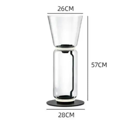 Lampadaire en Verre Lourd - Réplique de Lampe Design Italien Lampa-dia