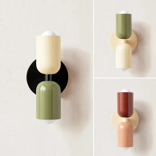 Lampe de chevet - Applique Murale Double Couleur (Design Moderne, LED, Multi-Couleurs) Lampadia