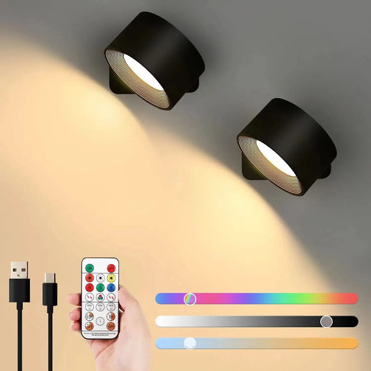 Lampe de chevet - Applique Murale LED Tactile - (Lot de 2 ou Unité) Lampadia
