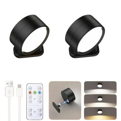 Lampe de chevet - Applique Murale LED Tactile - (Lot de 2 ou Unité) Lampadia