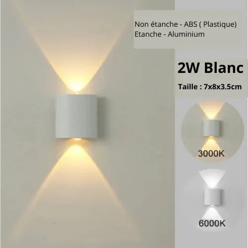 Lampe de chevet - Applique Murale - Moderne Lampa-dia