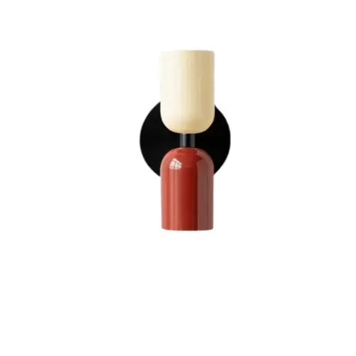 Lampe de chevet - Applique Murale Nordique Macaron 2 Têtes - Design Moderne, Multi-Couleurs, Intérieur, E27, 5W Lampadia