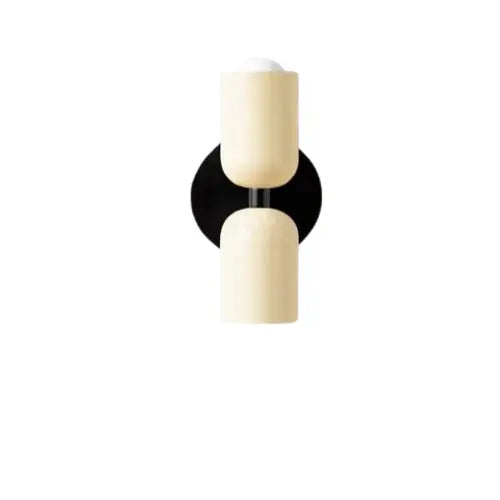 Lampe de chevet - Applique Murale Nordique Macaron 2 Têtes - Design Moderne, Multi-Couleurs, Intérieur, E27, 5W Lampadia