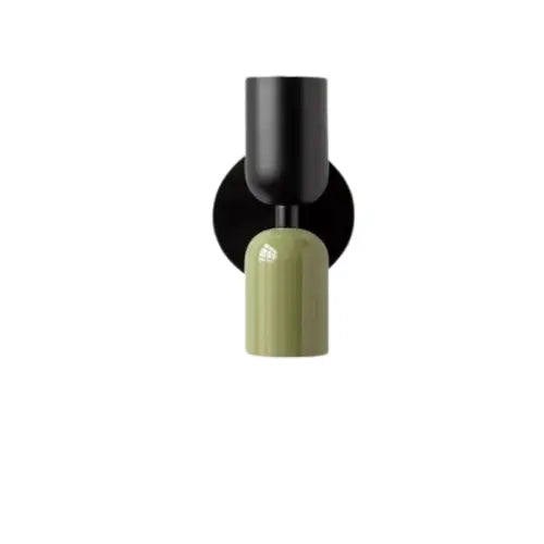 Lampe de chevet - Applique Murale Nordique Macaron 2 Têtes - Design Moderne, Multi-Couleurs, Intérieur, E27, 5W Lampadia