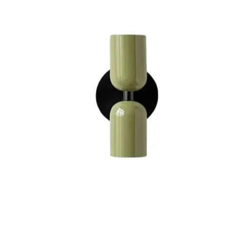 Lampe de chevet - Applique Murale Nordique Macaron 2 Têtes - Design Moderne, Multi-Couleurs, Intérieur, E27, 5W Lampadia