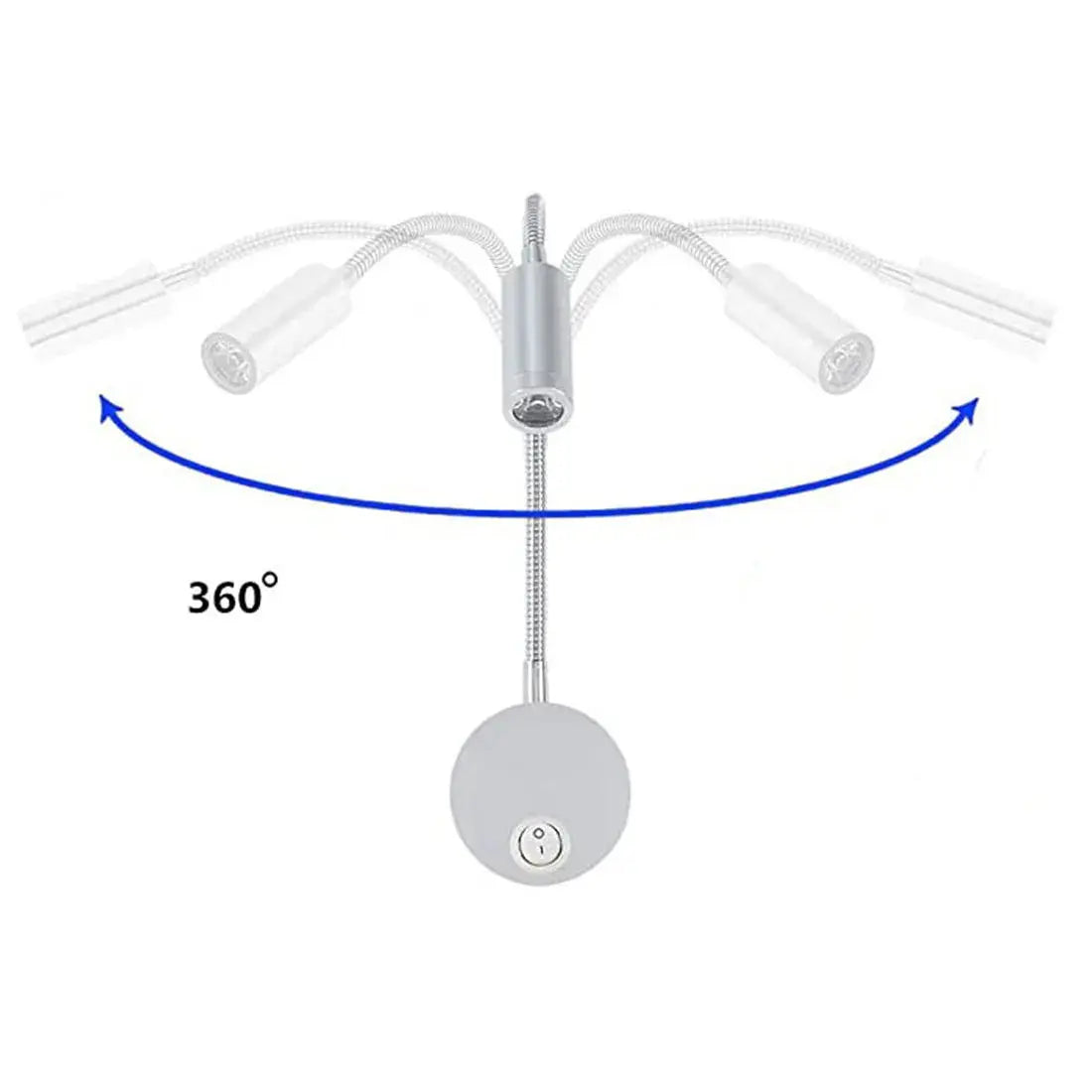 Lampe de chevet - Applique Murale Orientable (Lecture) Lampa-dia