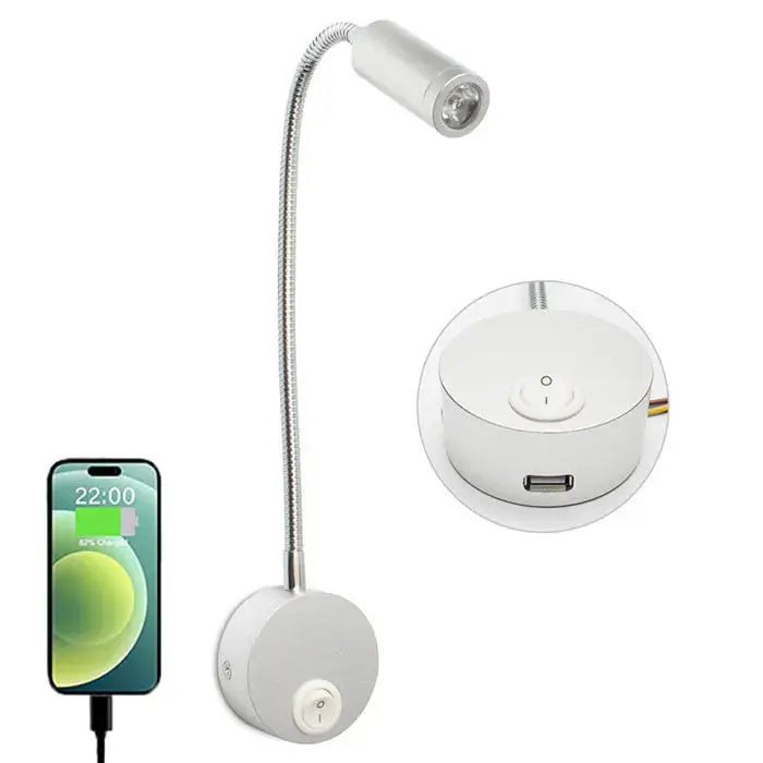 Lampe de chevet - Applique Murale Orientable (Lecture) Lampa-dia