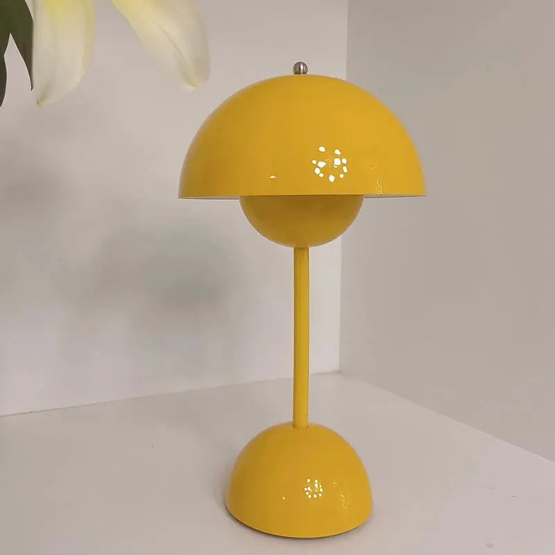 Lampe de chevet Champignon - Design Moderne, Intensité Variable Tactile, LED, Rechargeable USB, Noir & Blanc Lampadia