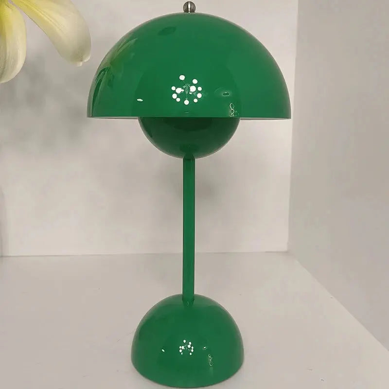 Lampe de chevet Champignon - Design Moderne, Intensité Variable Tactile, LED, Rechargeable USB, Noir & Blanc Lampadia