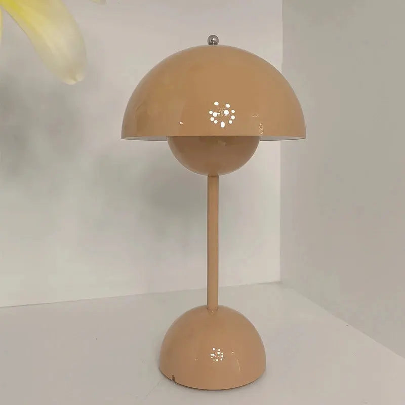 Lampe de chevet Champignon - Design Moderne, Intensité Variable Tactile, LED, Rechargeable USB, Noir & Blanc Lampadia