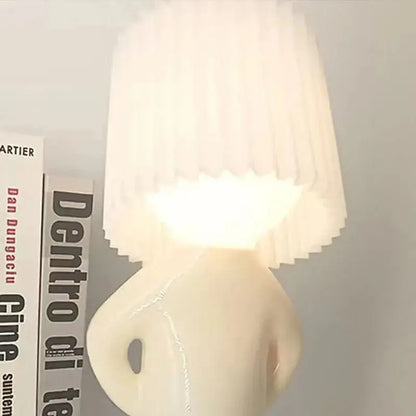 Lampe de chevet - Créative (Design Humain Timide, LED Intégrée, Décoration Intérieure) Lampadia