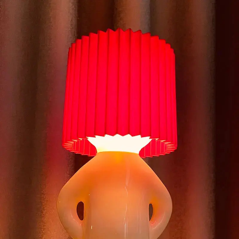 Lampe de chevet - Créative (Design Humain Timide, LED Intégrée, Décoration Intérieure) Lampadia